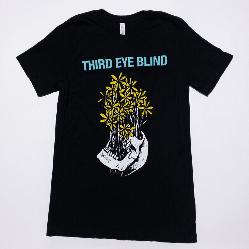 Third Eye Blind T-Shirt Adult Medium Summer Gods Tour Skull Flower Canvas 2019