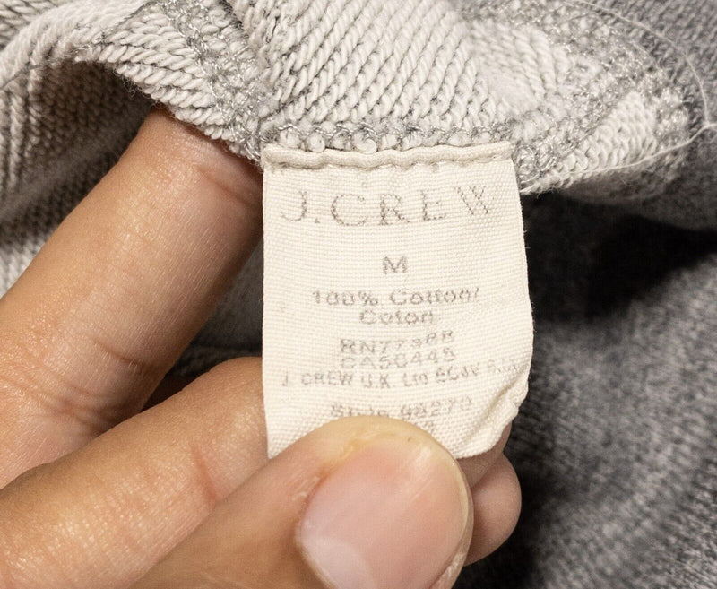 J. Crew Vintage Fleece Sweatshirt Men's Medium Heather Gray Crewneck Pullover