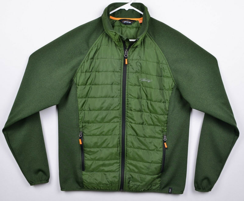 Orvis Men's Medium Green Puffer Trailhead Hybrid Full Zip Jacket