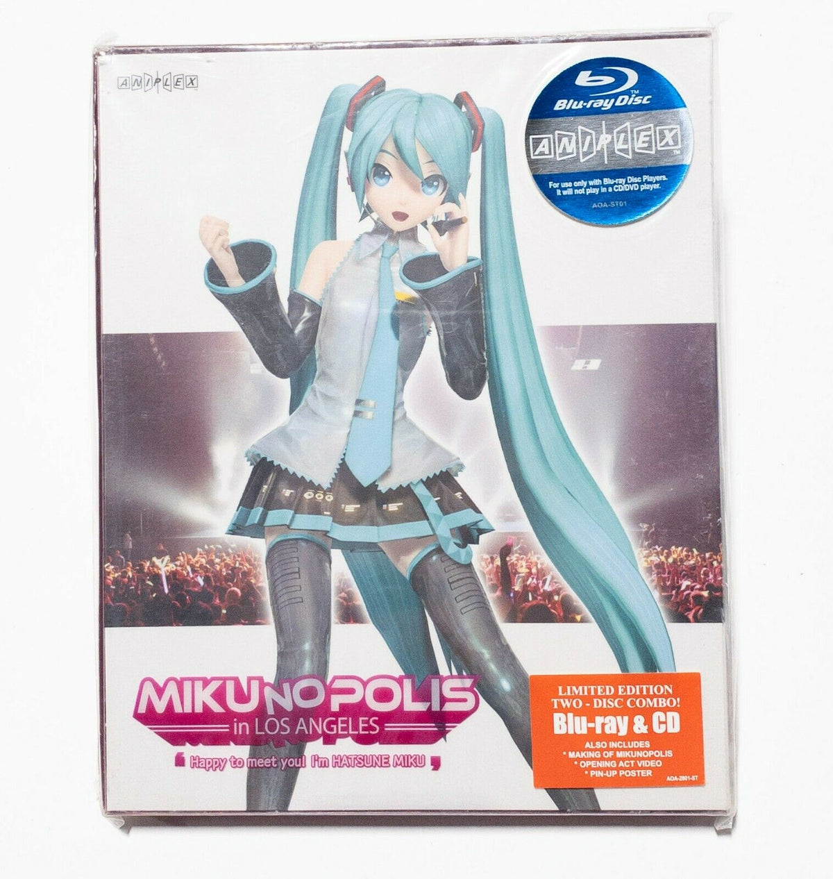 Mikunopolis in Los Angeles Limited edition outlets Blu-ray/Cd