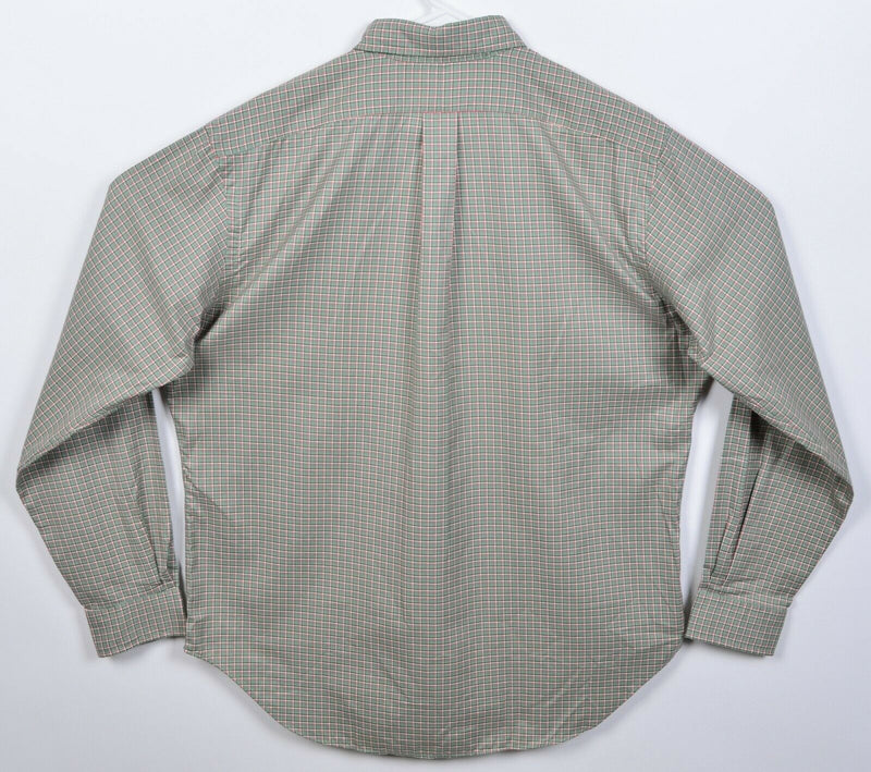 Polo Ralph Lauren Men's Large Classic Fit Green Plaid L/S Button-Down Shirt