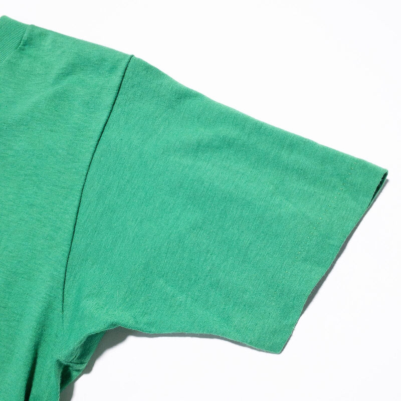 Vintage St. Patricks Day T-Shirt Men's Medium Lady Luck 80s Bar 1983 Green