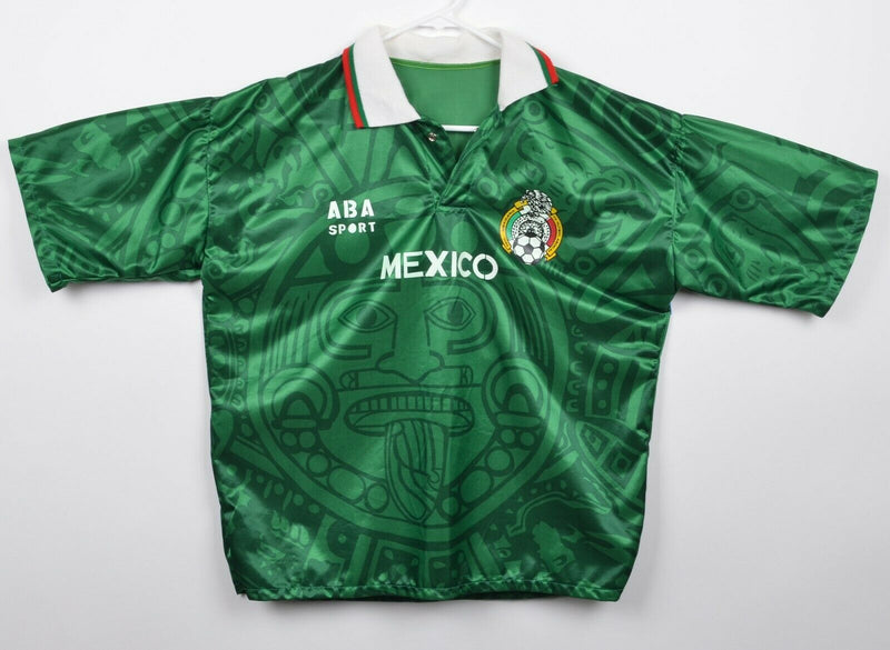 Mexico Men's Sz Large? ABA Sport Green Retro Vintage 1998 Soccer Football Jersey