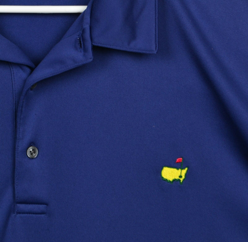Masters Performance Men's Sz XL Polyester Navy Augusta National Golf Polo Shirt