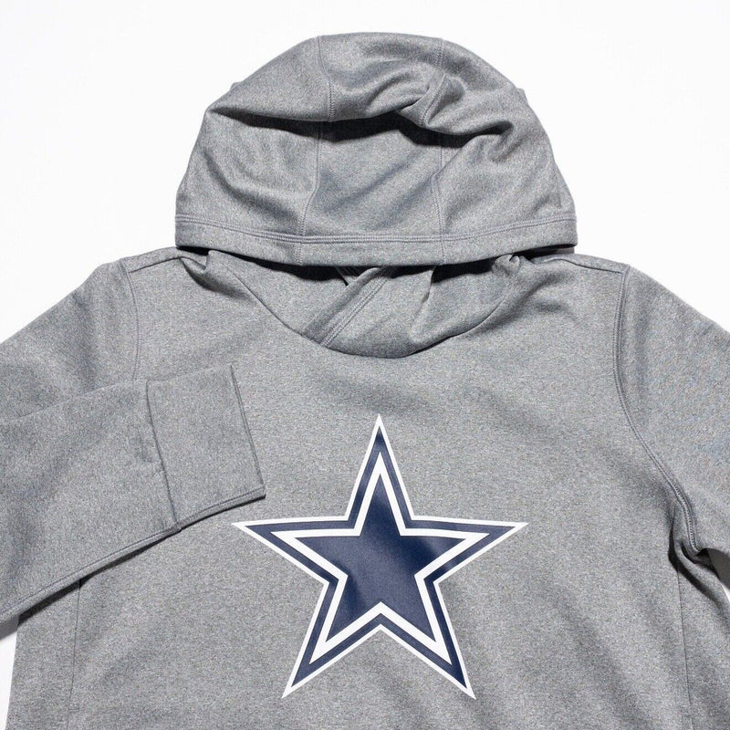 Nike Dallas Cowboys Hoodie Women's Medium Pullover Sweatshirt Gray NFL Football