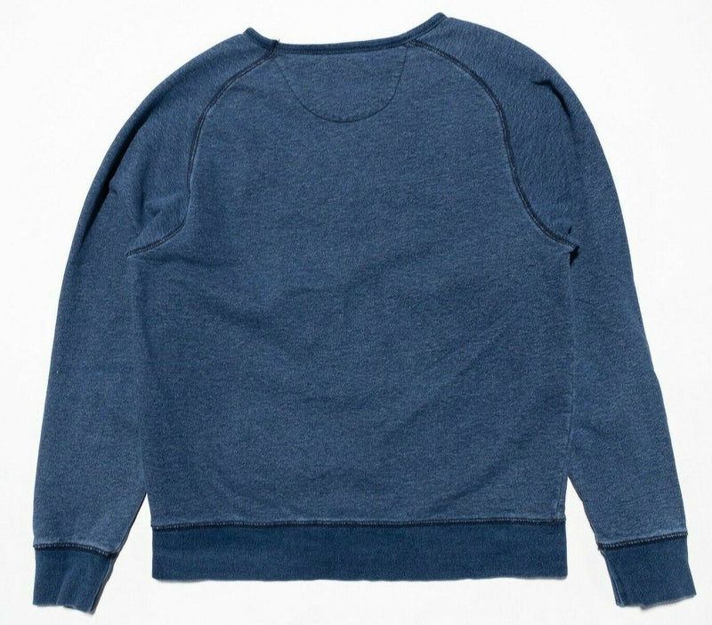 Saturdays Surf NYC Sweatshirt Men's Large Crew Neck Blue Pullover