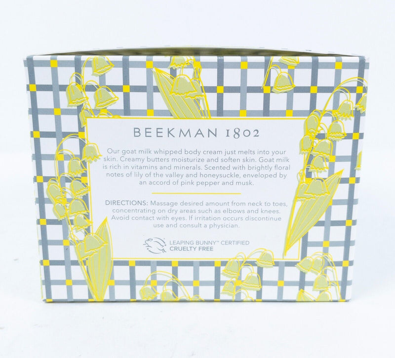 Beekman 1802 Lily of the Valley Whipped Body Cream & Wand 16 oz Goat Milk