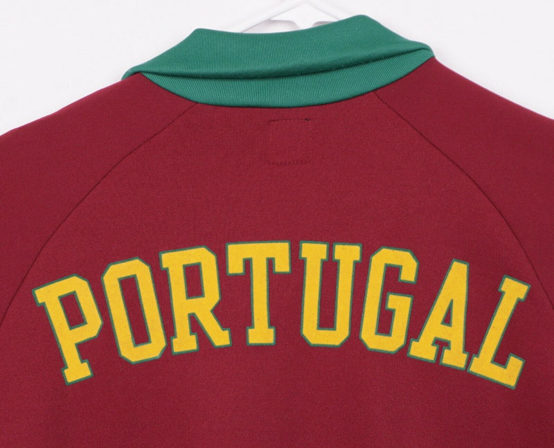 Portugal Adidas Men's Medium FIFA Full Zip Burgundy Soccer Warm-Up Track Jacket