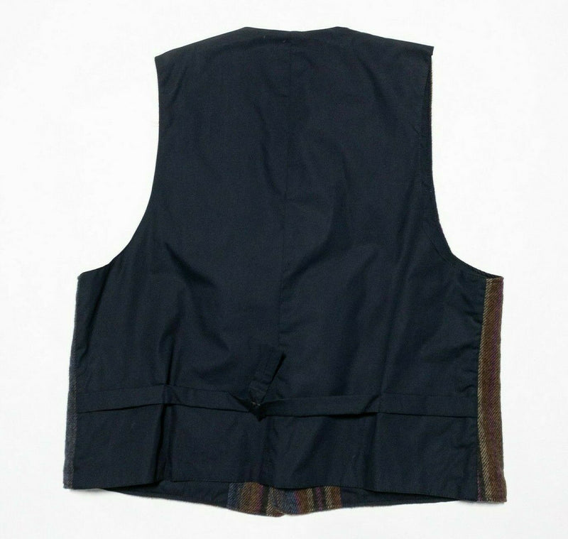 WAH Maker Arizona True West Outfitters Wool Vest Waistcoat Western Men's Large