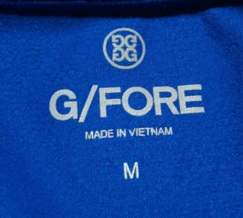 G/Fore Jacket Men's Medium Camouflage Golf Blue Full Zip Wicking Stretch