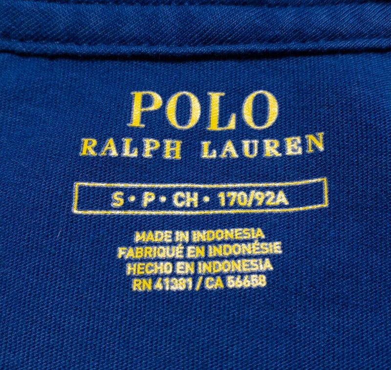 Polo Ralph Lauren Hoodie Men's Small Lightweight T-Shirt Style Blue Pullover