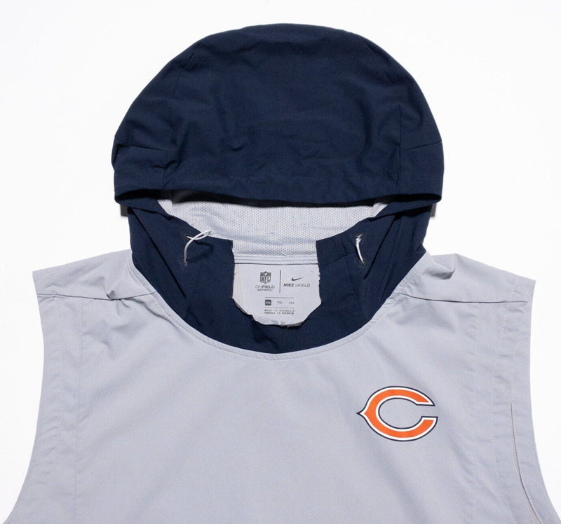 Chicago Bears Nike Vest Men's 2XL NFL Alpha Fly Rush Sleeveless Football OnField