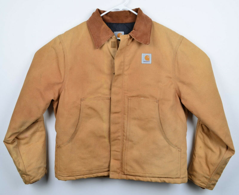 Vintage Carhartt Men's 44 Regular Quilt Lined Duck Canvas J02 Work Jacket