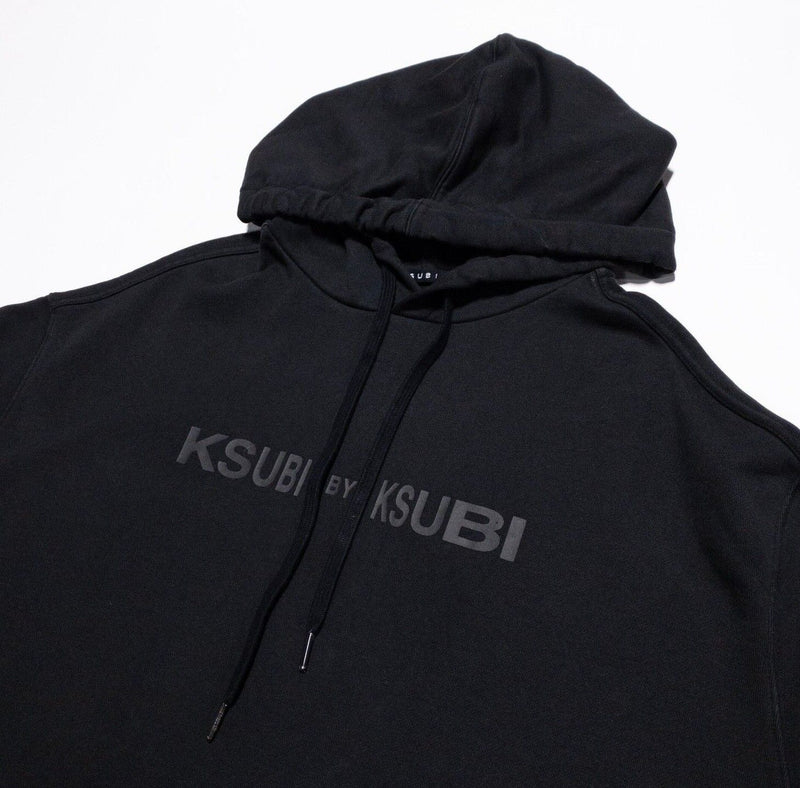 Ksubi Hoodie Men's Large Heavyweight Black Pullover Ksubi by Ksubi Logo