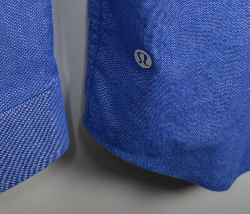 Lululemon Men's 2XL? Blue Oxford Comission Long Sleeve Button-Down Shirt