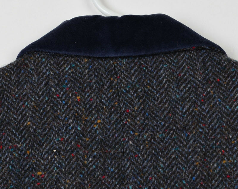 Triona Design Women's 16 Ireland Pure Wool Donegal Tweed Jacket Coat Blazer