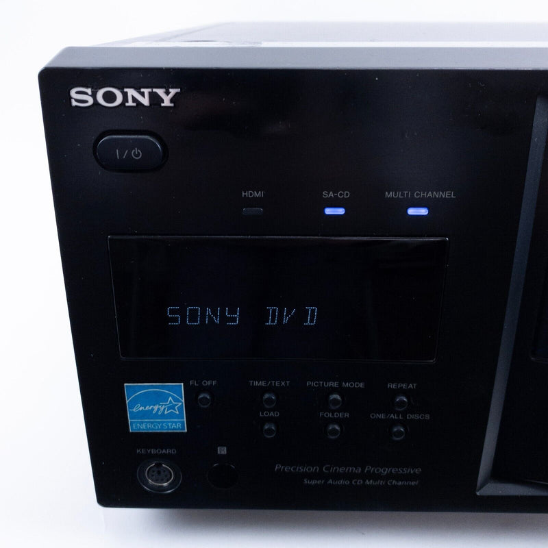 Sony DVP-CX995V DVD Player 400 Mega Disc Changer CD HDMI Tested Works No Remote