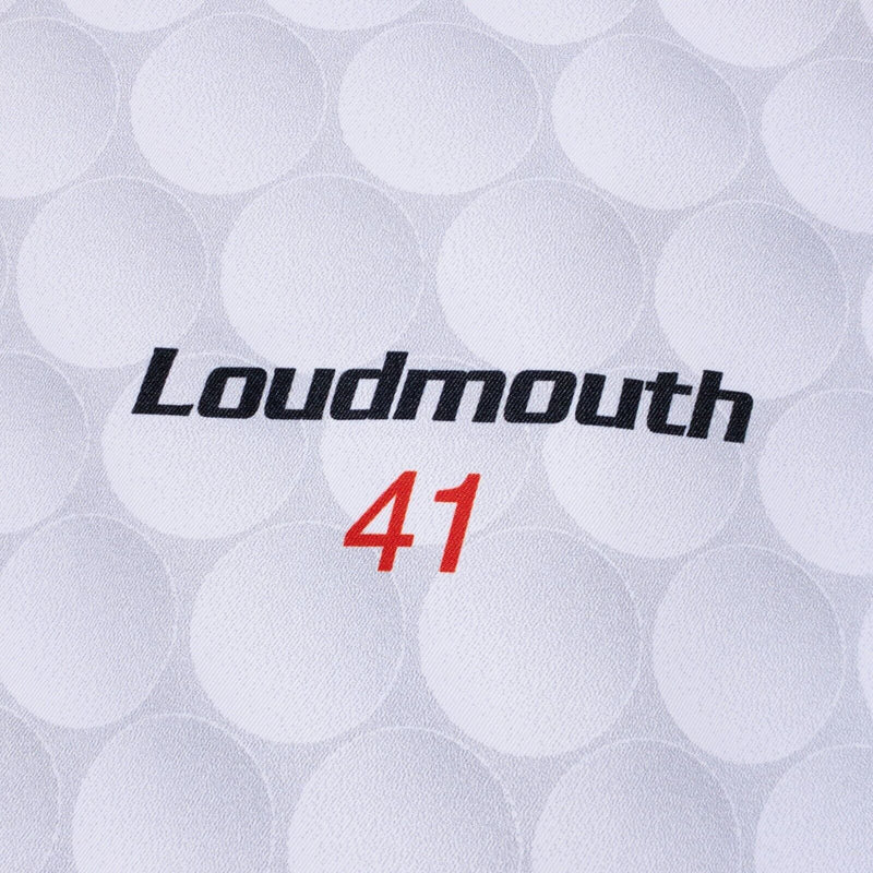 LoudMouth Golf Shorts Men's 34 White Golf Balls Pattern Wicking Stretch