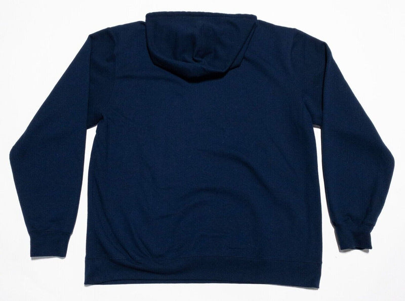 Notre Dame Hoodie Men's XL adidas Pullover Sweatshirt Blue ND Fightin' Irish