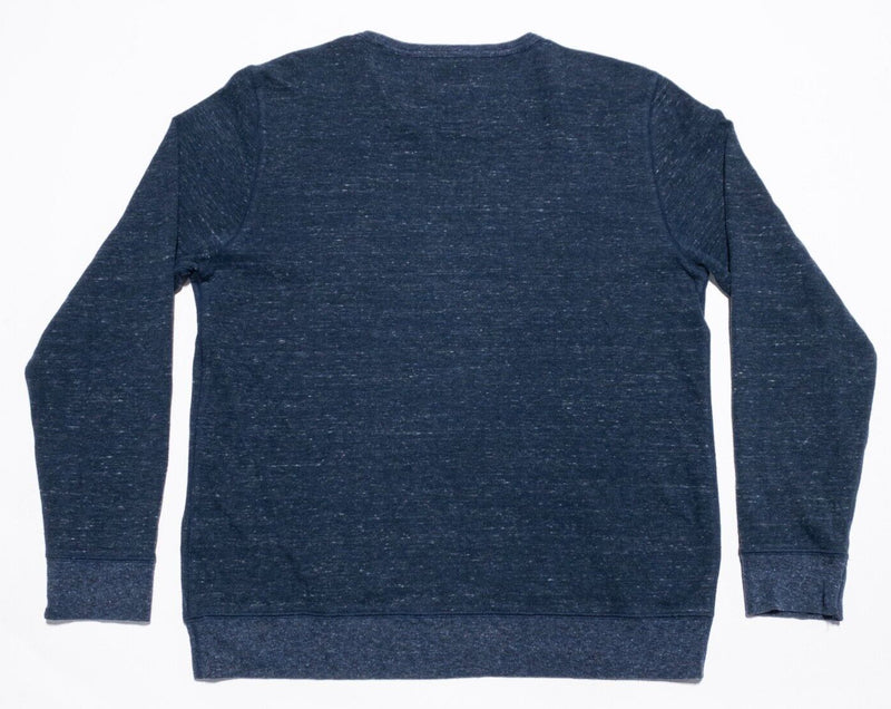 Faherty Sweater Men's Large Crewneck Sweatshirt Indigo Blue Long Sleeve Pullover
