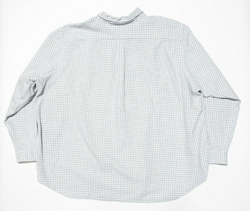 Polo Ralph Lauren 4XB Long Sleeve Men's Shirt Gray Check Button-Down Pony