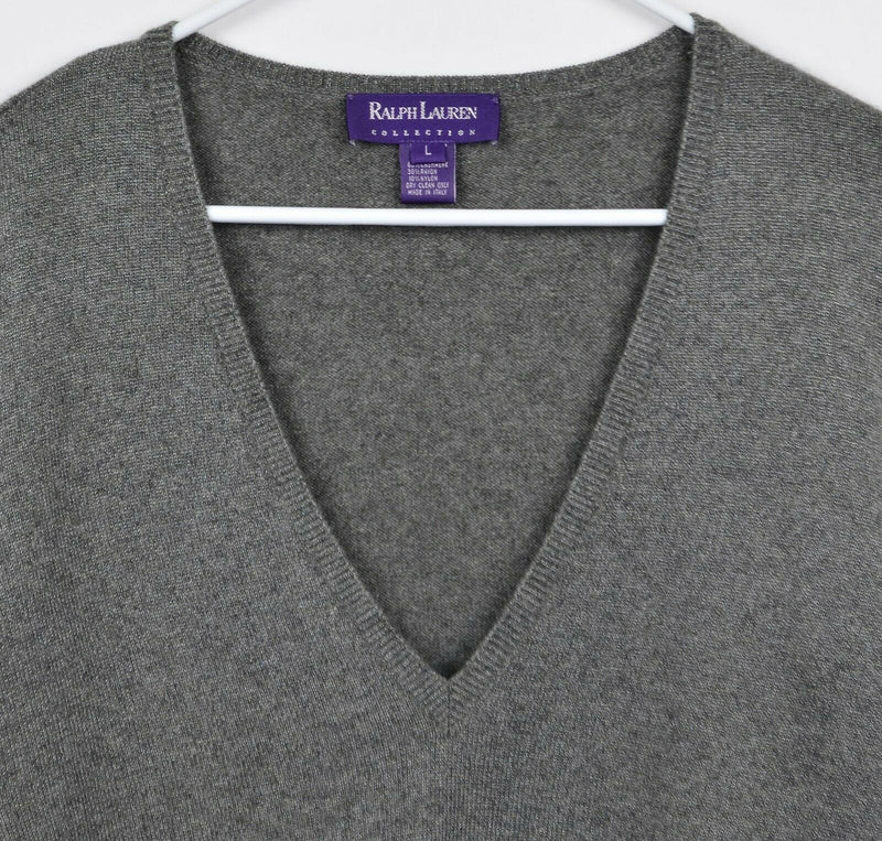 Ralph Lauren Purple Label Women's Large Cashmere Blend Italy Collection Sweater