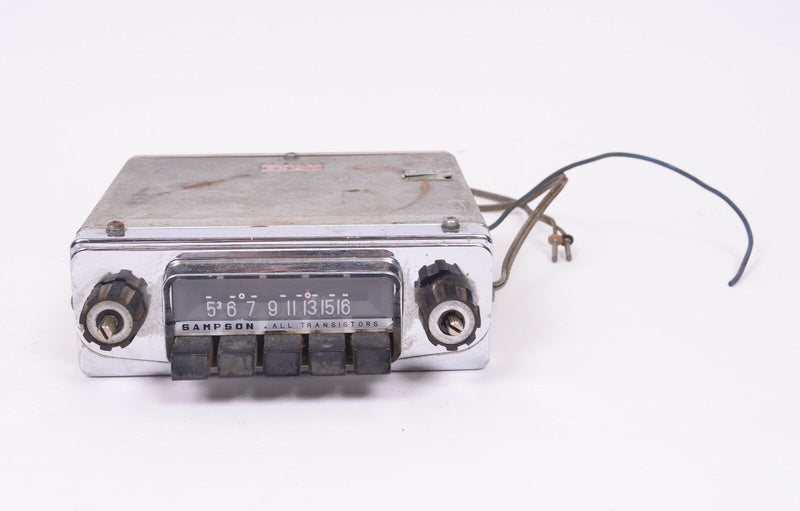 Vintage 60s Sampson Car 6 Transistors Radio Model 55A Chevy Ford Chrysler Japan