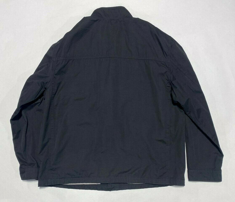 The Territory Ahead Men's XL Solid Navy Blue Lined Full Zip Bomber Jacket