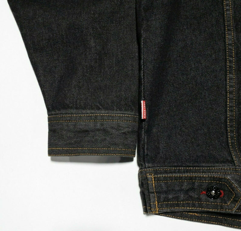 FUBU Denim Jacket Vintage 90s Hip Hop FUBU Jeans Co Jacket Men's Large