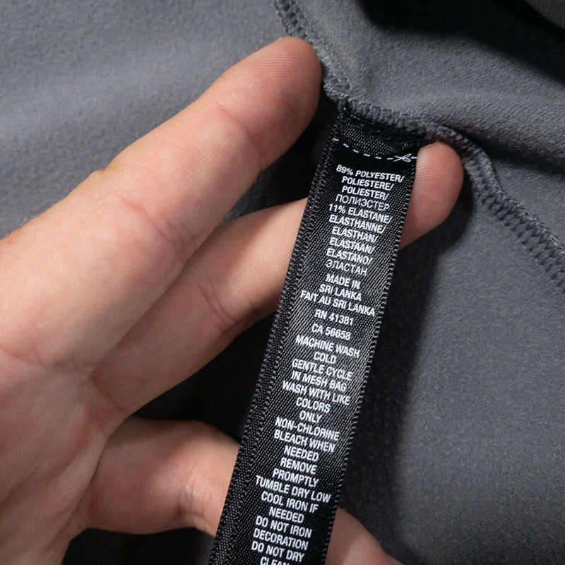 RLX Ralph Lauren Men's Large Gray Black Two-Tone Fleece Lined Golf Jacket
