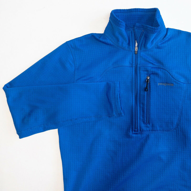 Patagonia Men's XS (Extra Small) 1/4 Zip R1 Regulator Pullover Blue Jacket