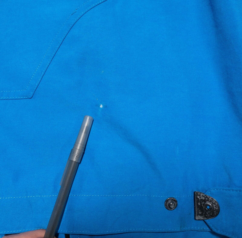 Jamie Sadock Jacket Women's Large? Golf Blue Abstract Art Snap Full Zip