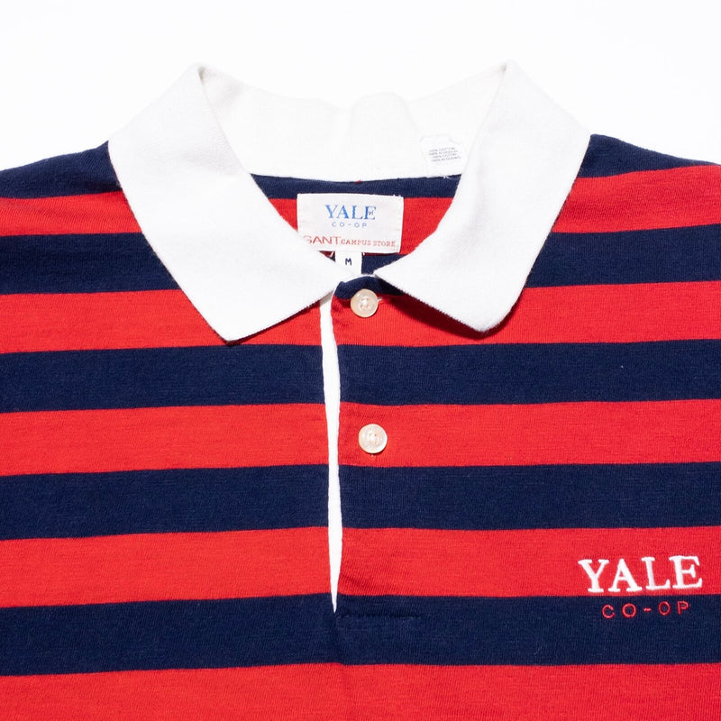 Yale Co-Op GANT Campus Store Polo Men's Medium Red Striped Retro Reissue