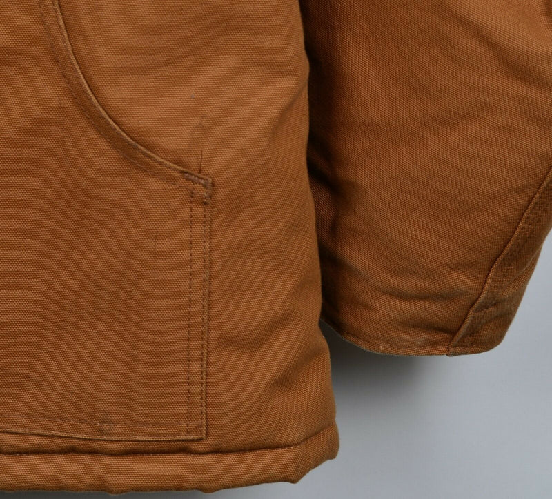 Carhartt Men's 48 (XL) Arctic Quilt Lined Brown Duck C03 BRN Work Jacket