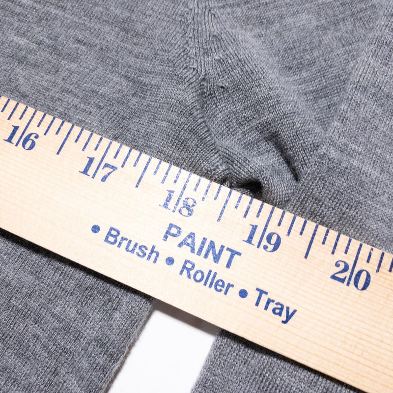 Suitsupply Sweater Men's Fits XS/Small Tag Medium Merino Wool Gray Knit