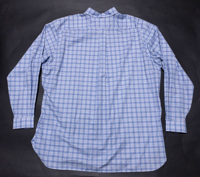 Polo Ralph Lauren 2XLT Men's Shirt Button-Down Blue Plaid Long Sleeve 2XL Tall