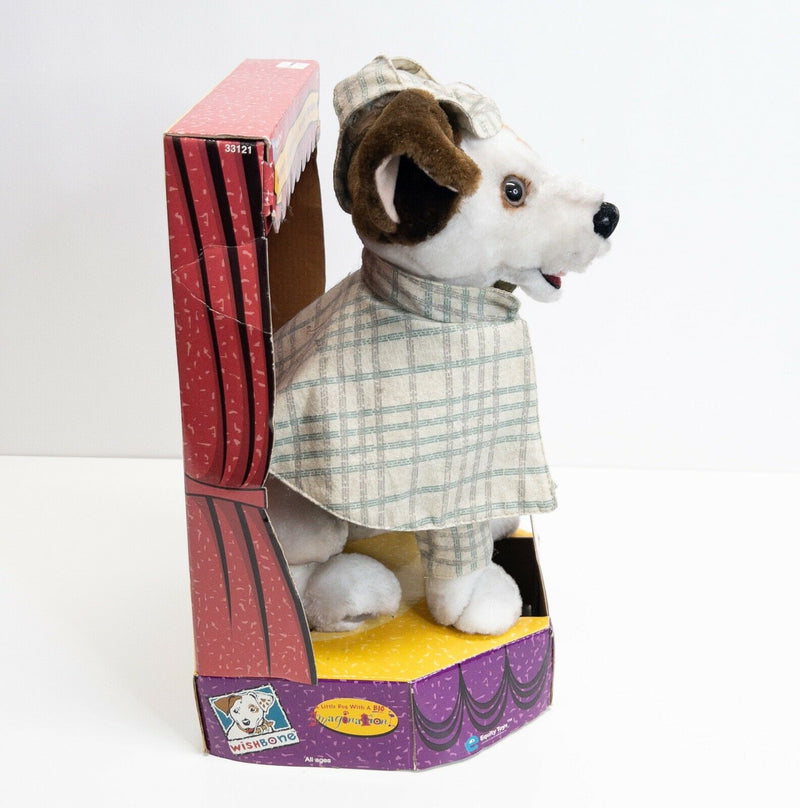 Wishbone Dog 12" Plush 1996 Toy Vintage Sherlock Holmes Jack Russell Terrier PBS