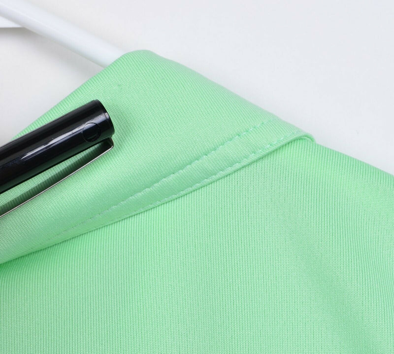 Johnnie-O Prep-Formance Men's Sz Large Solid Mint Green Pocket Golf Polo Shirt