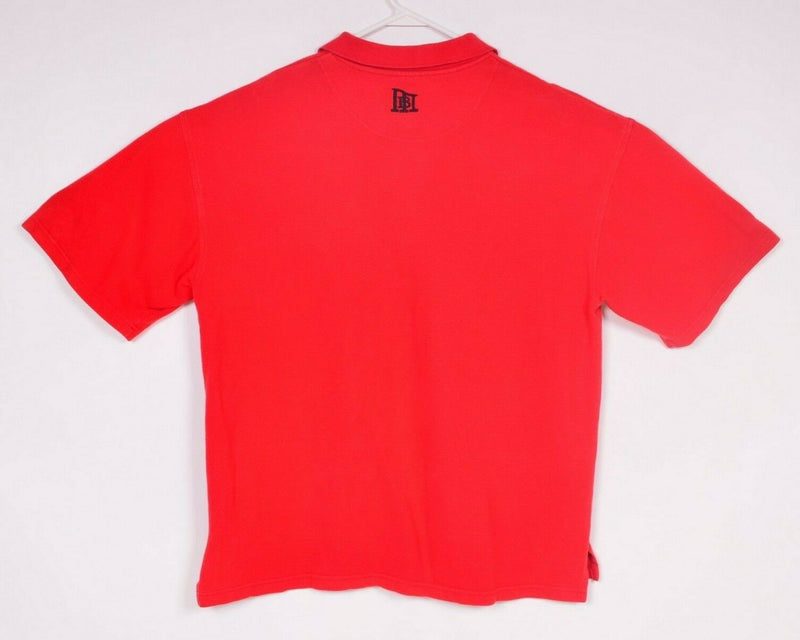 Vtg Tupac Shakur Men's Sz XL Makaveli Branded Hip Hop Red Polo Shirt