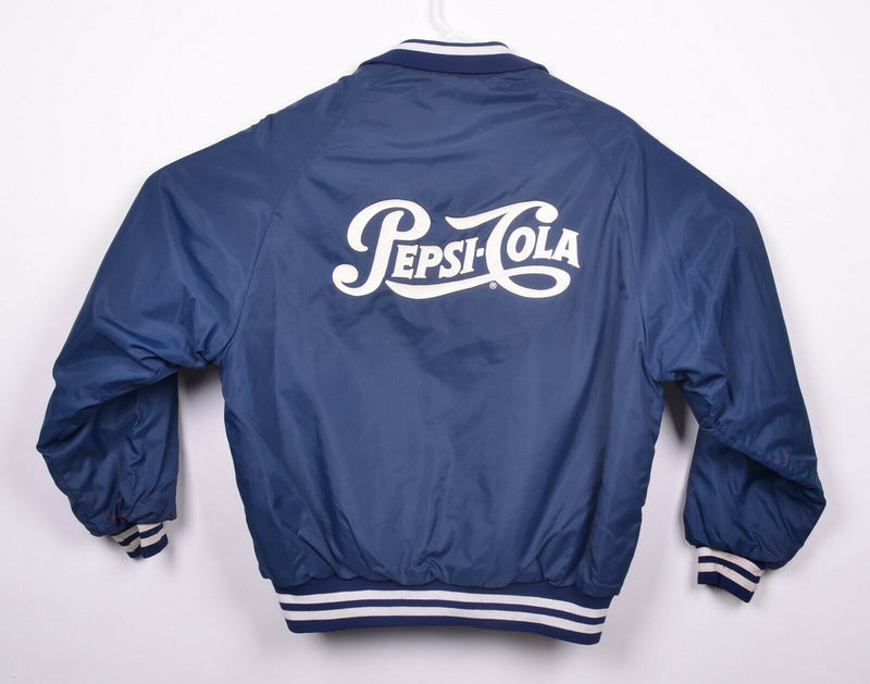 Vintage 80s Pepsi Delivery Men's Medium King Louie Pro-Fit Satin Bomber Jacket