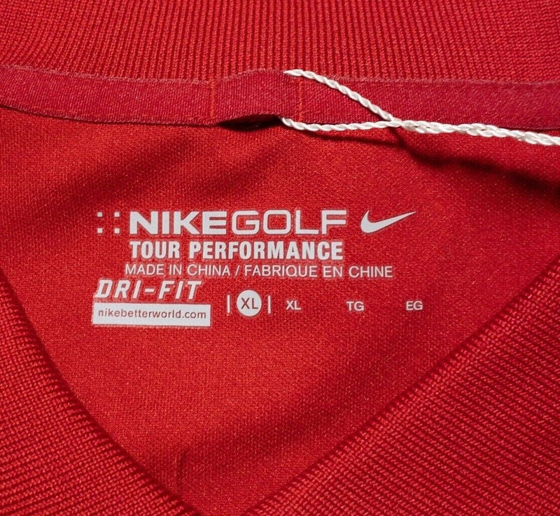 Los Angeles Angels Men's XL Nike Golf Tour Performance Polo Shirt Red Wicking LA