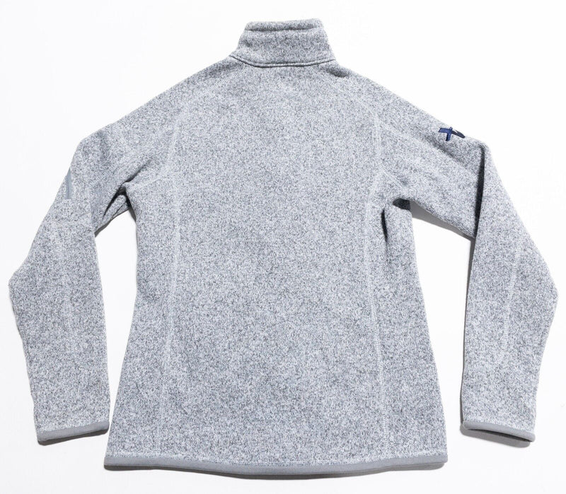 Patagonia Better Sweater Jacket Women's Medium Fleece Full Zip Birch Gray LOGO