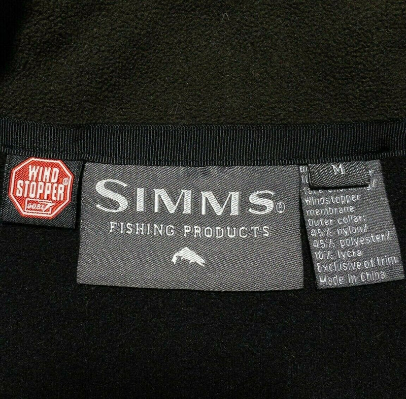 Simms Fishing Gore Windstopper Fleece Jacket Olive Green Men's Medium