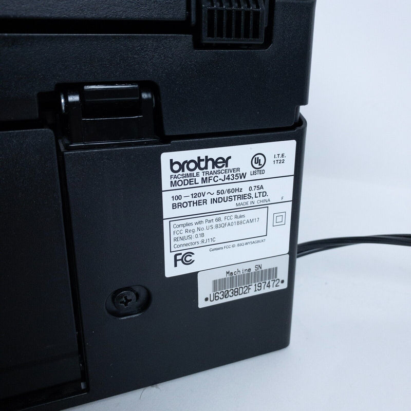 Brother MFC-J435W Printer All-In-One Inkjet Printer Scanner Wireless Tested