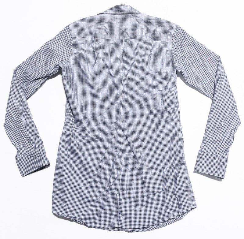 Frank & Eileen Shirt Women's XS Long Sleeve Button-Up Blue Check Preppy USA