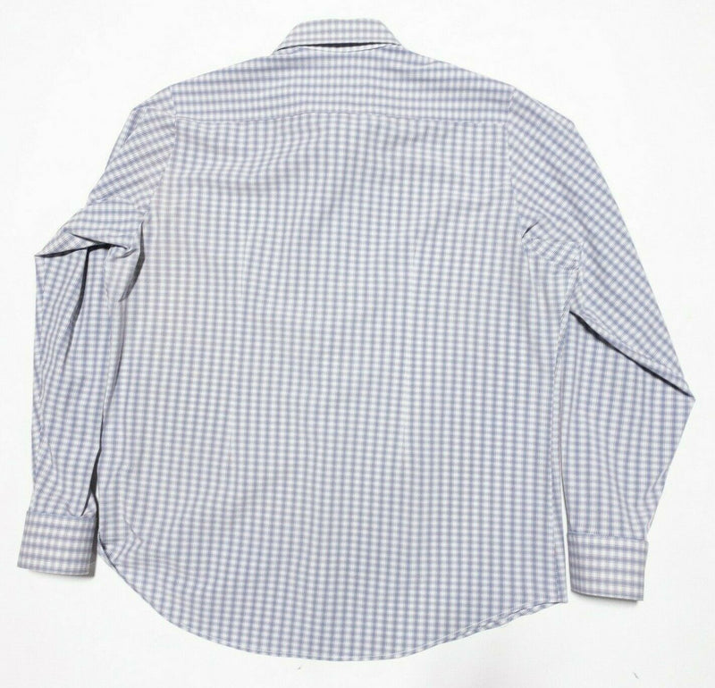 Mizzen+Main Leeward Performance Dress Shirt Polyester Men's Large Standard Fit