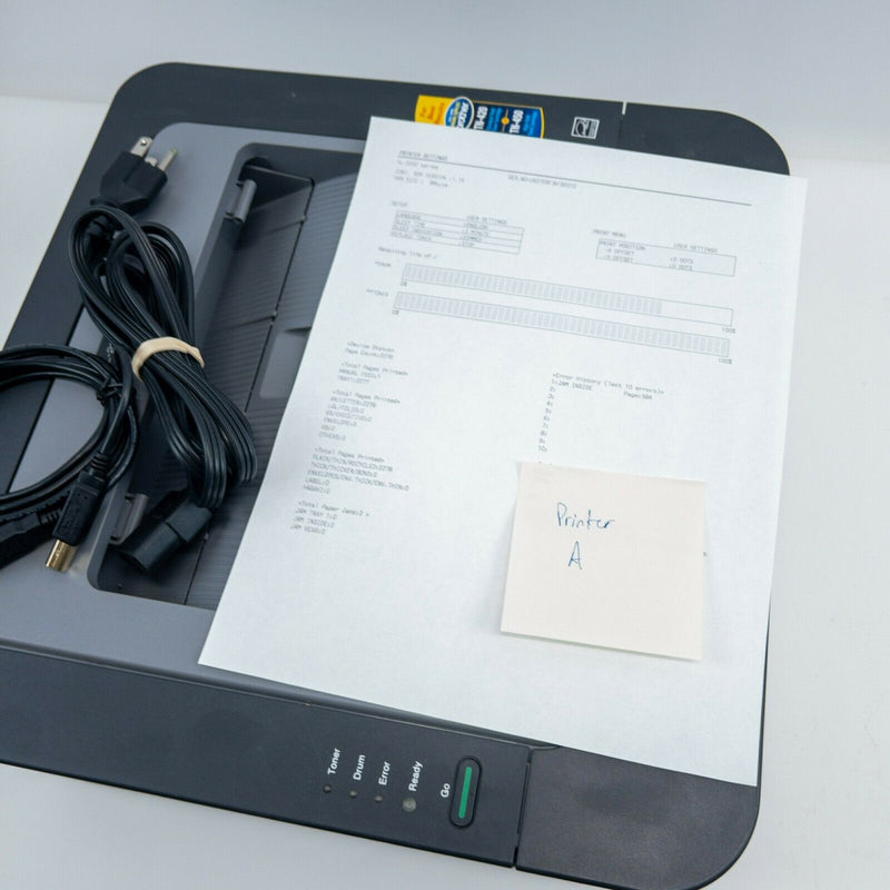 Brother HL-2240 Laser Printer 2278 Pages Monochrome Duplex Tested Cables