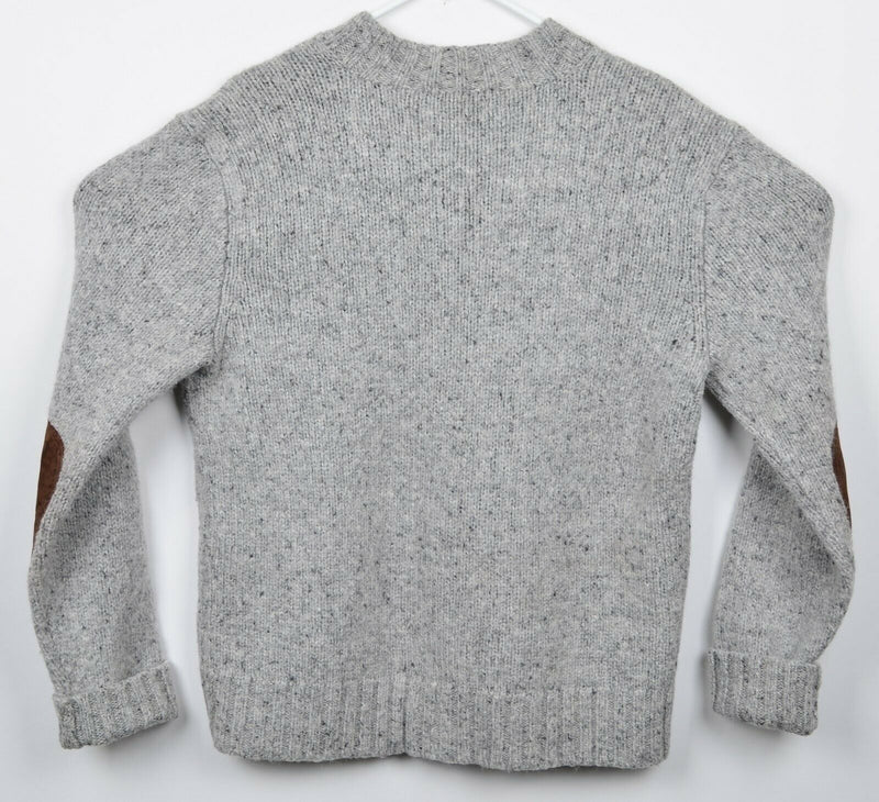 Polo Ralph Lauren Men's Large V-Neck Wool Alpaca Blend Elbow Pads Knit Sweater