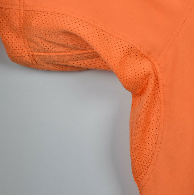 Under Armour Men's 3XL Loose HeatGear Vented Solid Orange Outdoor Fishing Shirt
