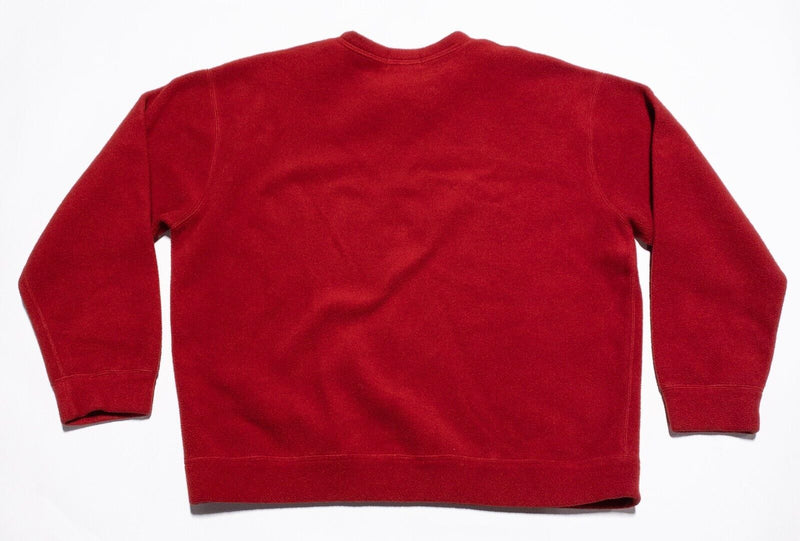 Polo Ralph Lauren Sweatshirt Men's XL Pullover Fleece Vintage 90s Red Crewneck